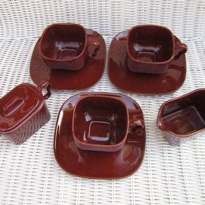 Sugar Bowl Franciscan China Tiempo Pattern Hot Chocolate 1949