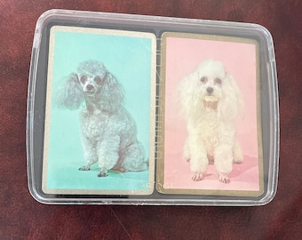 Vintage Poodle Congress Playing Cards 2 Decks