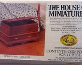 Dote pecho 40034 Vintage la casa de miniaturas Xacto Kit