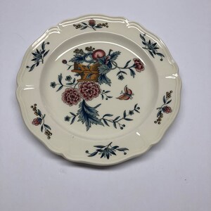 Wedgwood China Brot und Butterplatte Williamsburg Potpourri Muster 16,5 "