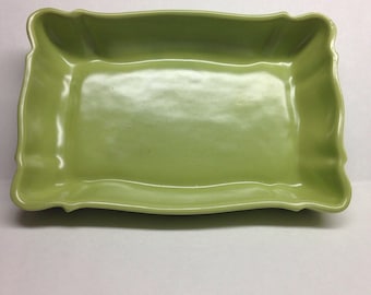 Green Haeger Planter Rectangle 11"x 7.5"x 2.5"