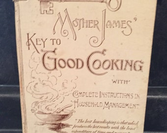 Mother James Cookbook AS IS rebound pages missing