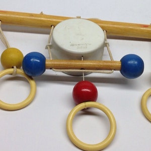 Vintage Sankyo Japan Toy Bar Musical Cradle Symphony Baby Brahms Lullaby Music image 3