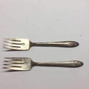 Vintage William A Rogers A 1 Plus Oneida LTD Meat Forks image 6