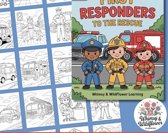 Dibujos para colorear de personal de primeros auxilios, dibujos para colorear de policías, bomberos y paramédicos.