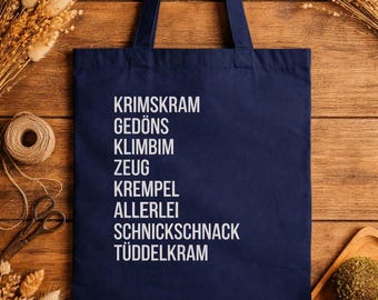 Stoffbeutel "Statement" | Krimskrams | Jutebeutel | Einkaufstasche | Beutel | Geschenk Mutter