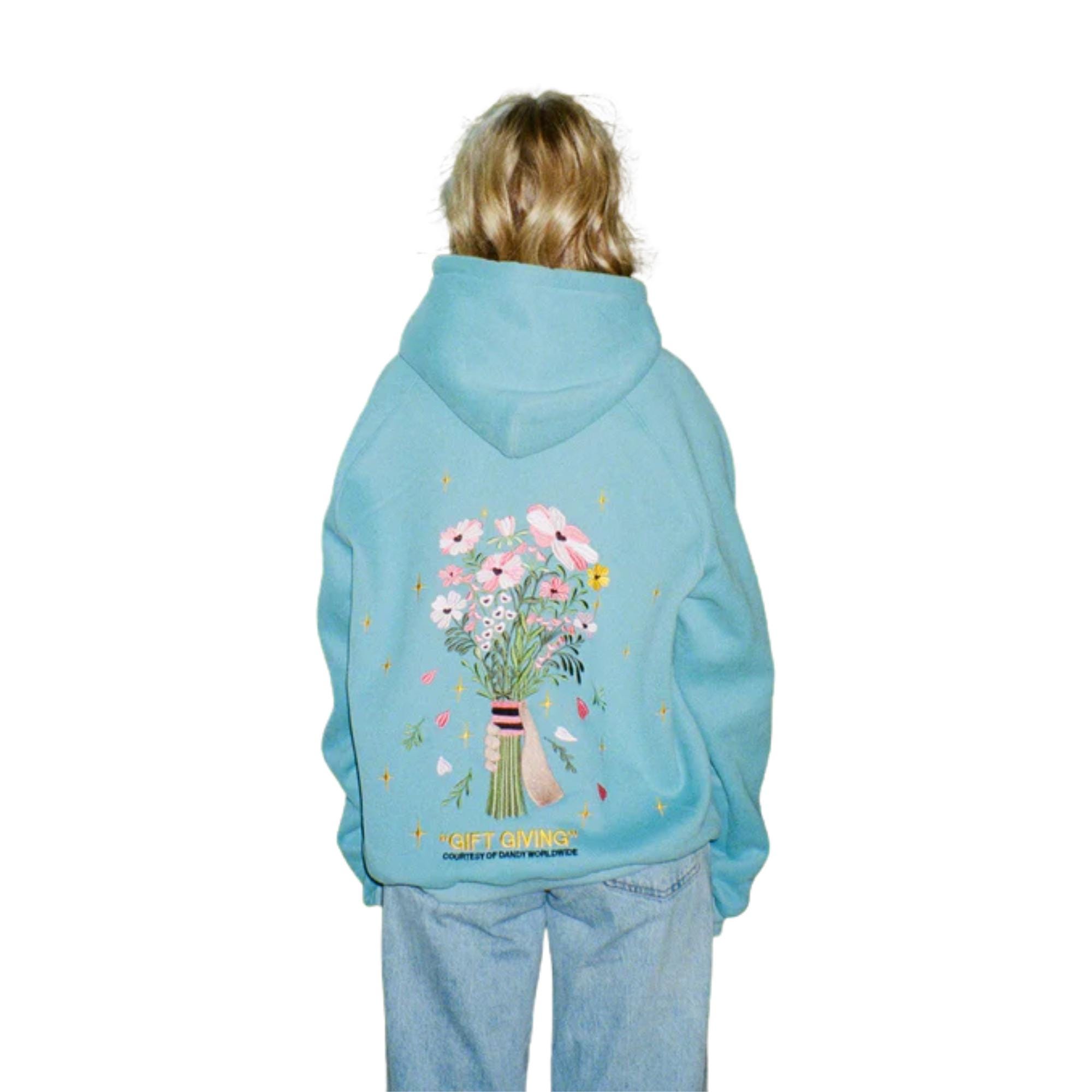 Floral Print Hoodie - Etsy Canada