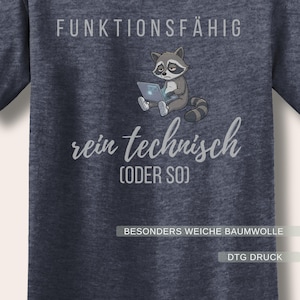 Funktionsfähig rein technisch Shirt, Lustiges Lehrer Shirt, Lehrer Humor Geschenk, Pädagogik T-Shirt image 5
