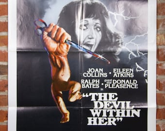 The Devil Within Her Movie Poster From 1976 Original - Etsy