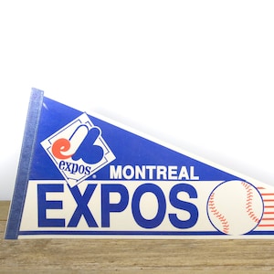 Vintage Montreal Expos Pennant / Expos Collectible / Large MLB Baseball Souvenir Felt Pennant