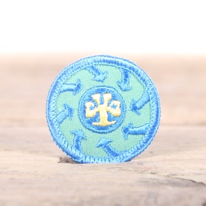 Vintage Girl Scout Patch / 1970er-80er Jahre Scout Aufnäher / Blue Old Stock Scout Patch / 1,5 &quot;&quot;Girl Scouts Patch / Scout Abzeichen.&quot;