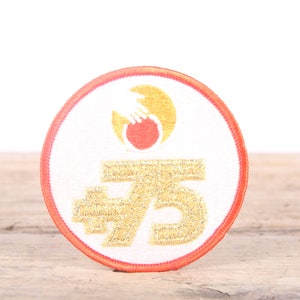 Vintage Bowling Patch / Plus 75 Bowling Patch / Bowling Club Patch / Grunge Patch