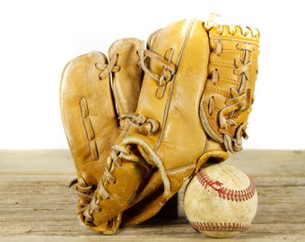 Old Baseball Mitt Etsy