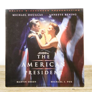 Vintage 1996 The American President LaserDisc Movie / Vintage Laser Disc Movies / Movie Theater Decor / Movie Room Decor / Movie Posters
