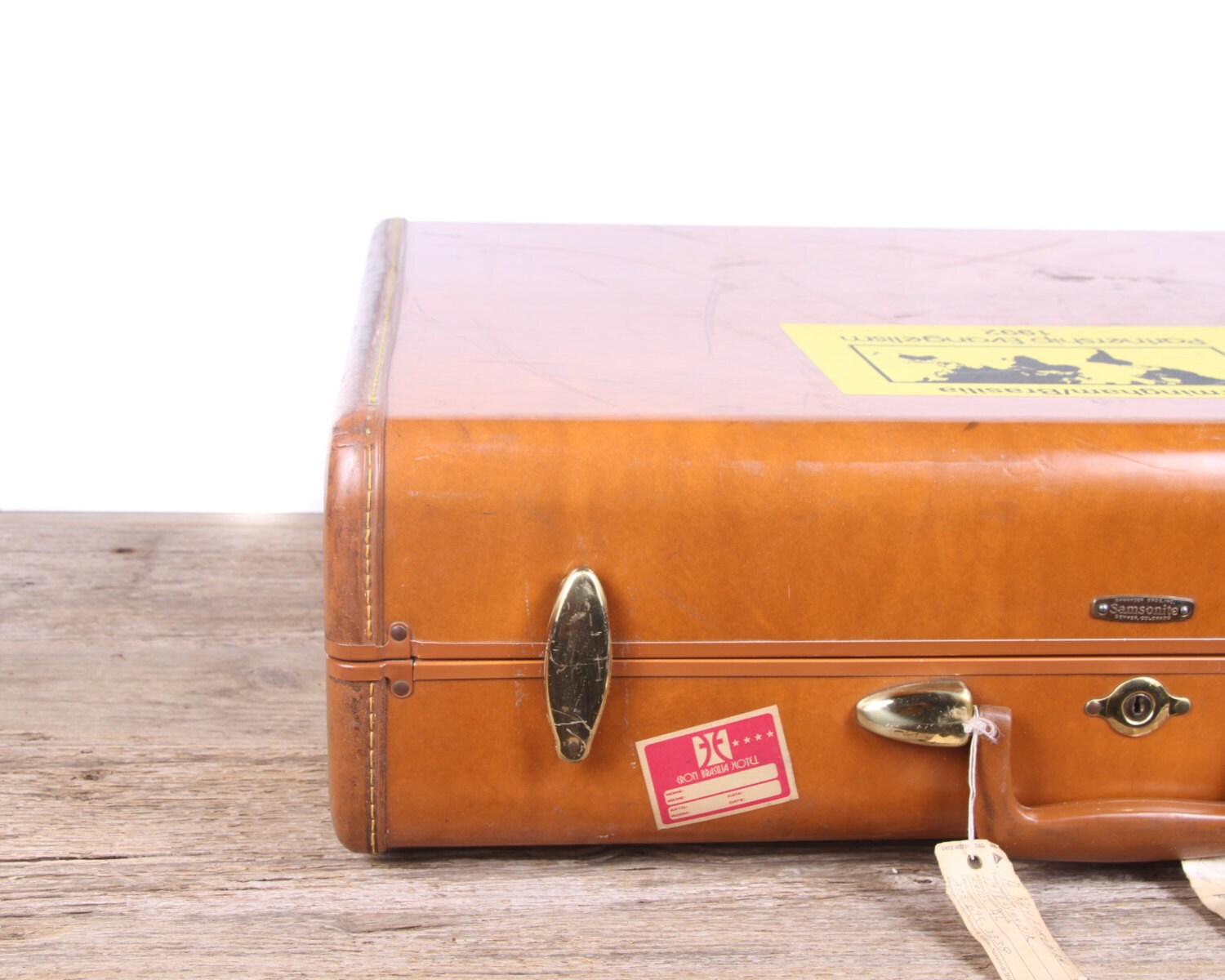 antique samsonite suitcase