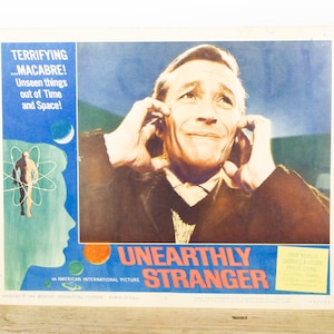 Unearthly Stranger - Original 11x14 Movie Lobby Card from 1964 (64/174) - Movie Theater Room Decor Collectible - Horror, Sci-Fi, Space
