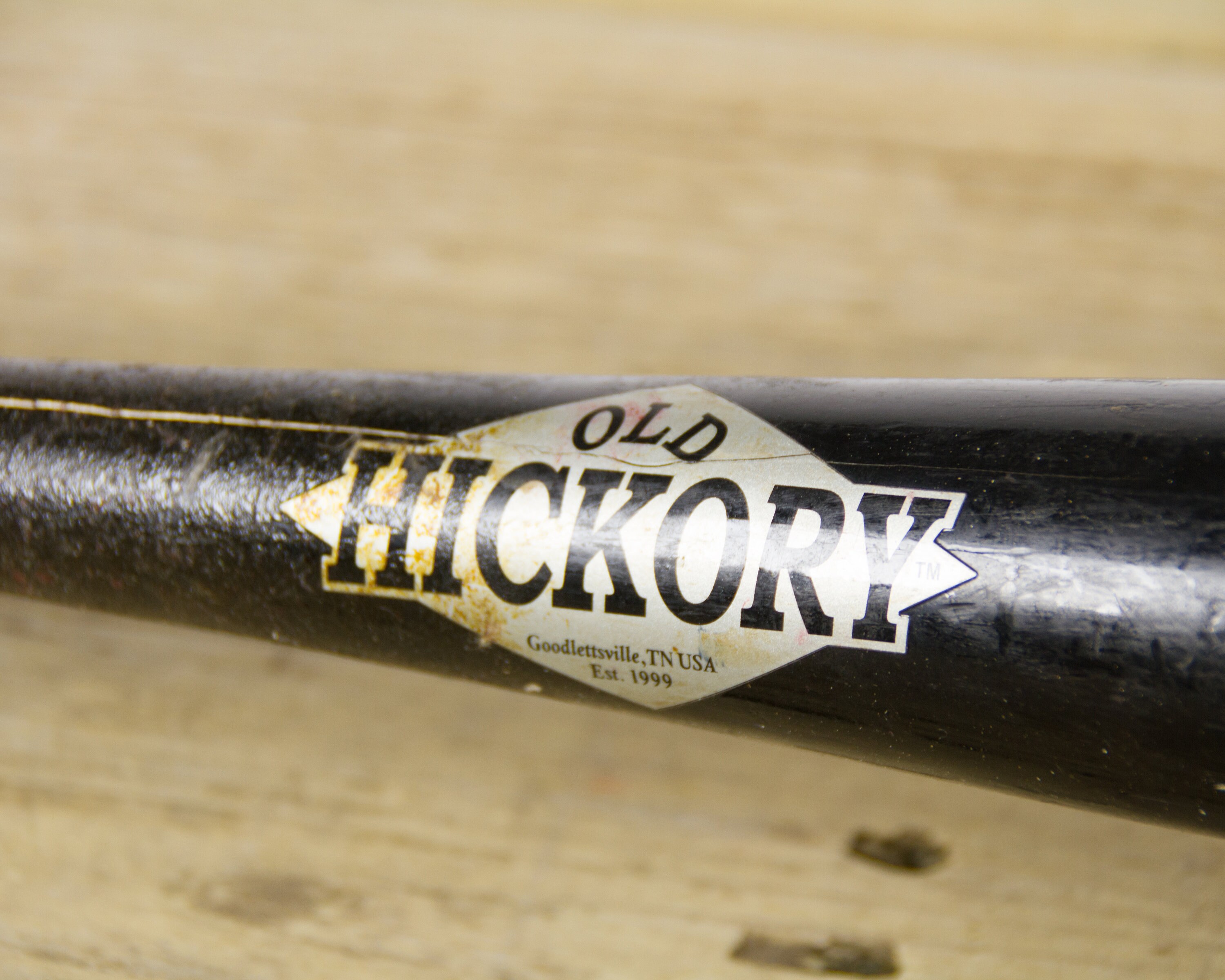 Vintage Wooden Baseball Bat / Old Hickory Pro Maple GB2 Bat / Baseball