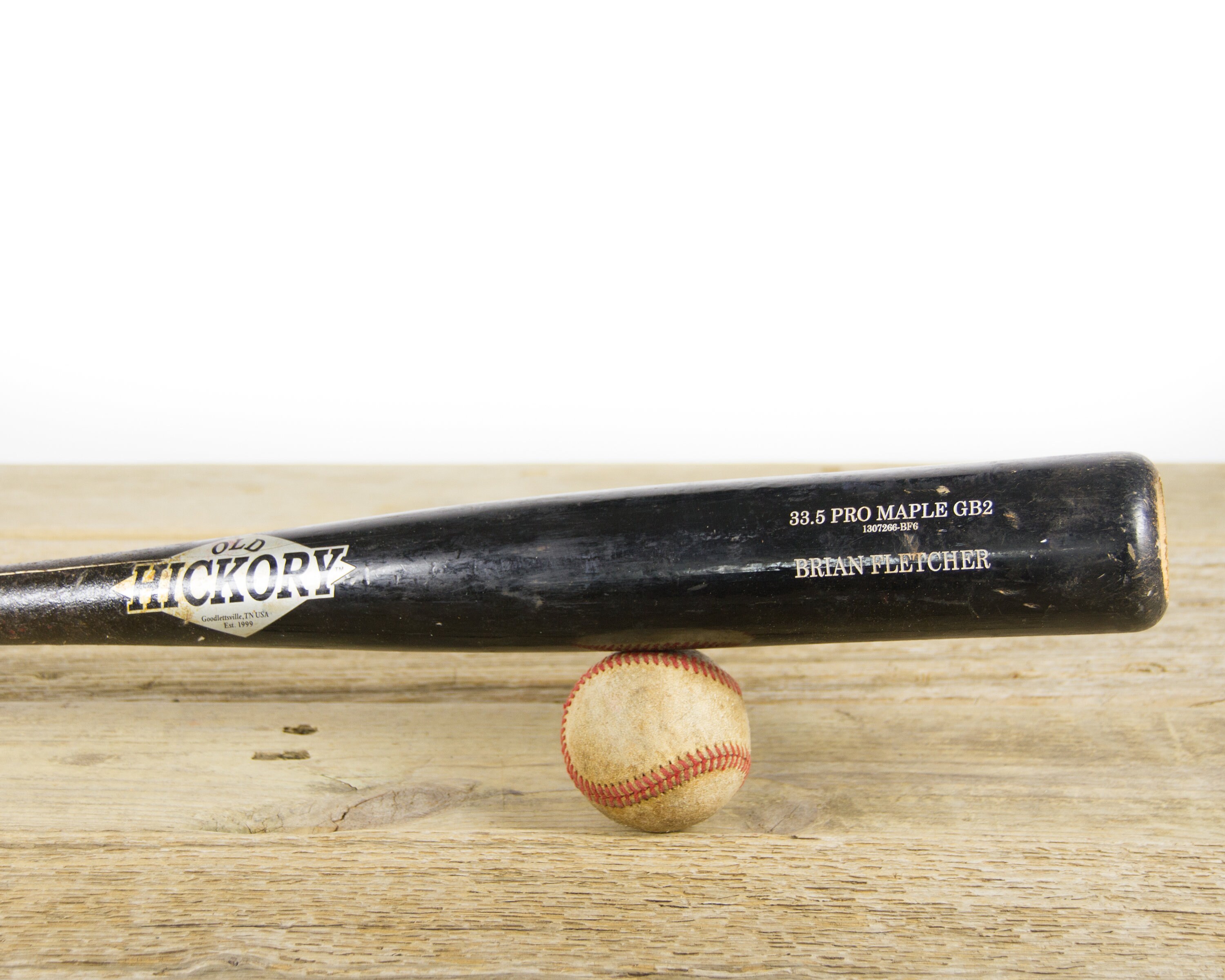 Vintage Wooden Baseball Bat / Old Hickory Pro Maple GB2 Bat / Baseball Decor / Antique Baseball