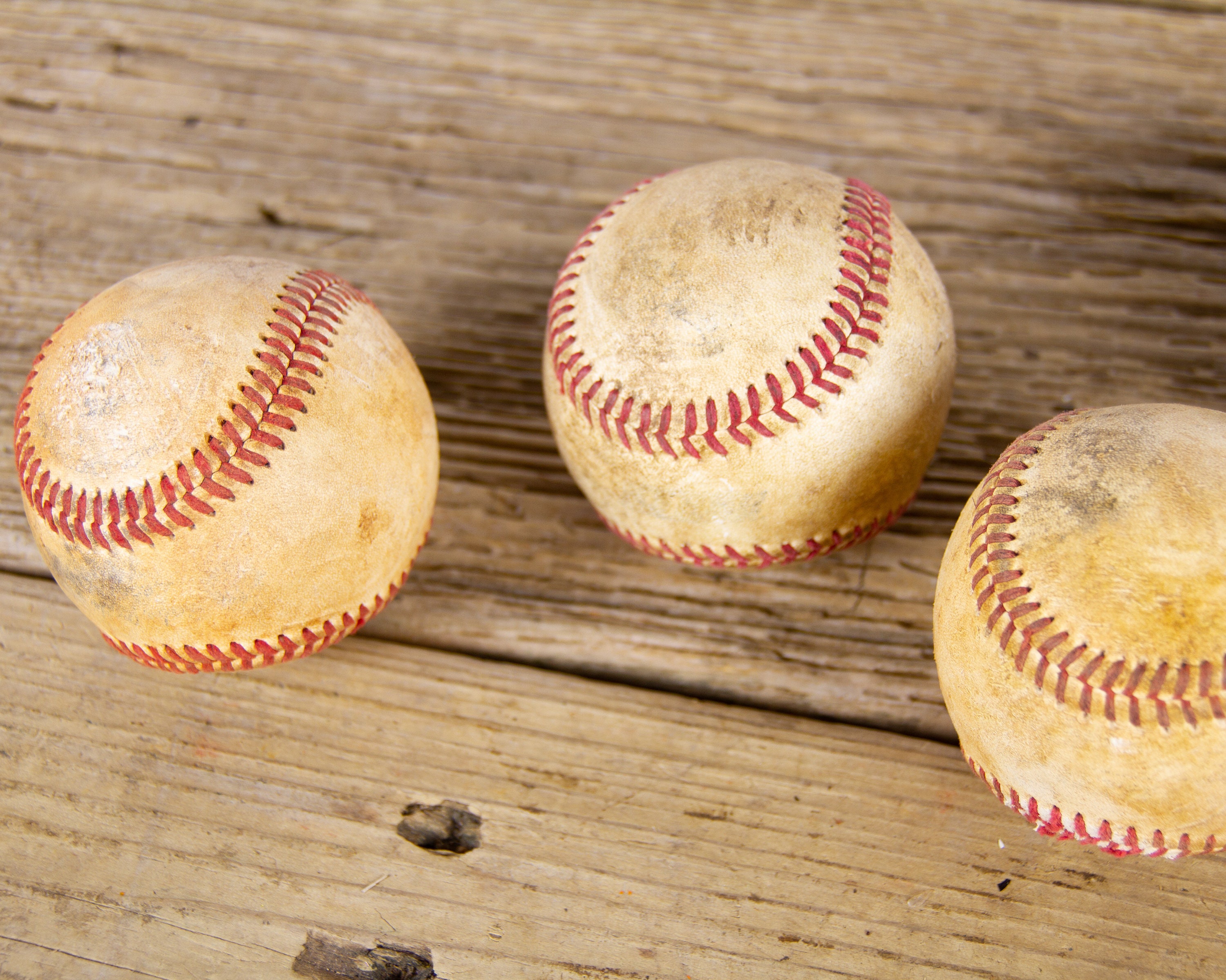 Vintage Old Baseballs for Decor / Vintage Baseball / Antique Baseball