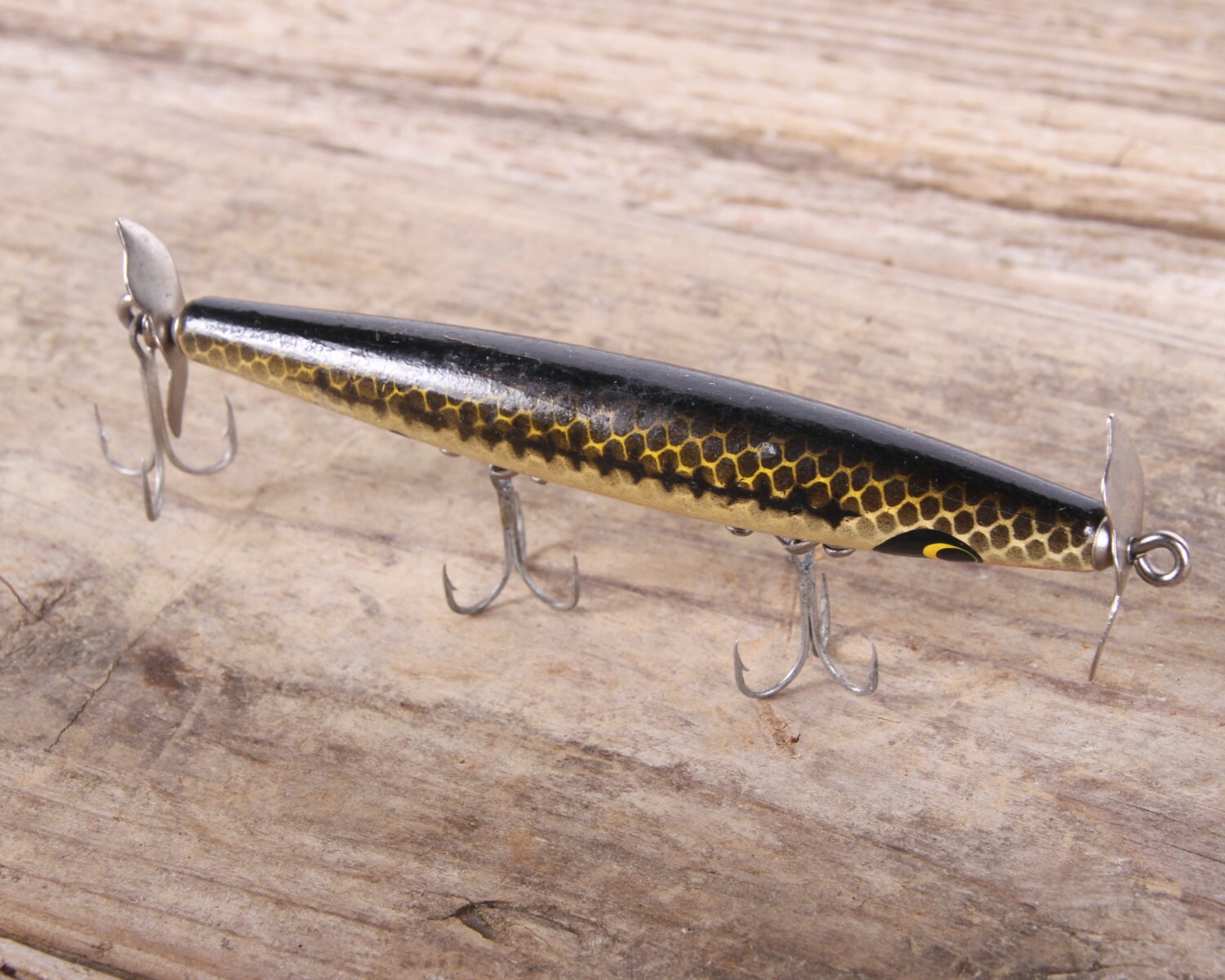 Old Wooden Fishing Lures / Devil's Horse Vintage Fishing