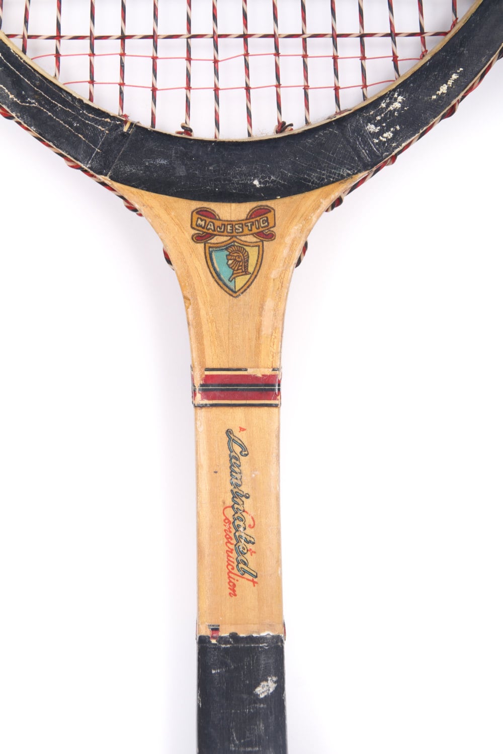 Wood Racket / Vintage Wooden Tennis Racket / Rare Majestic Wooden