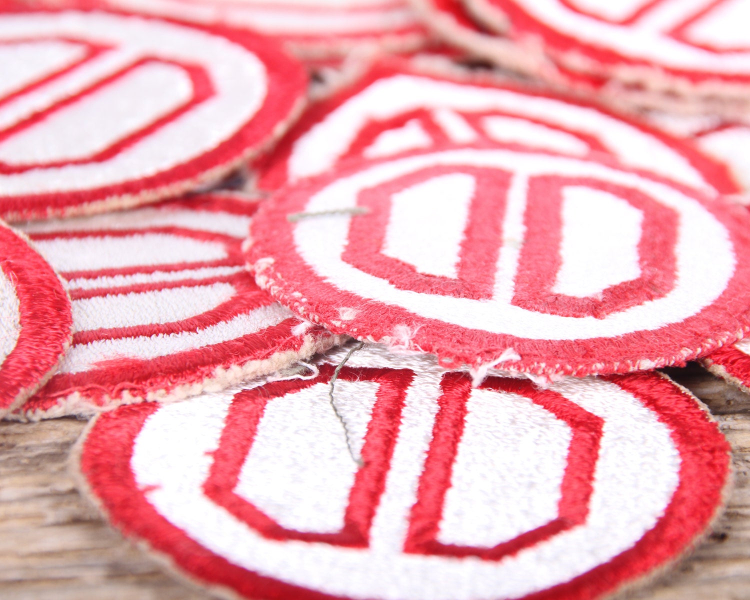 Military Patches / WWII U.S. 31st Infantry Division Patch / Red and ...