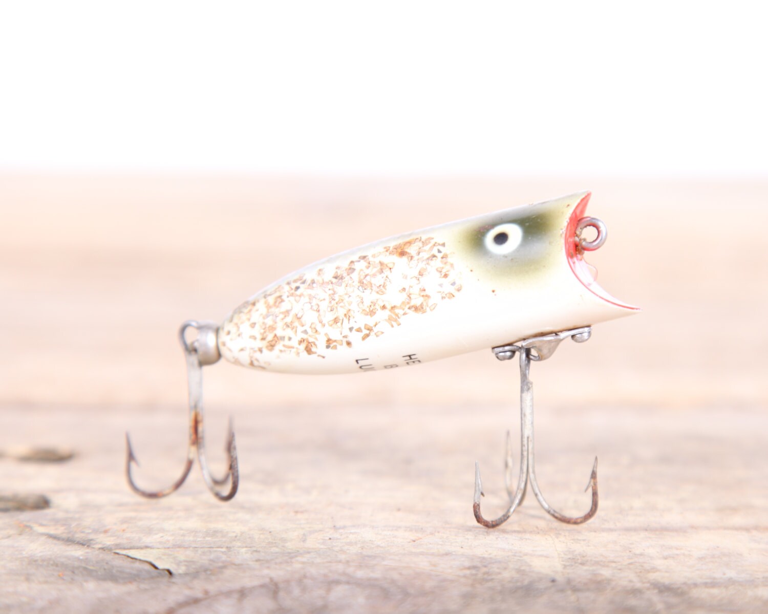 Heddon Baby Lucky 13 Silver Flash Fishing Lure Fishing Decor
