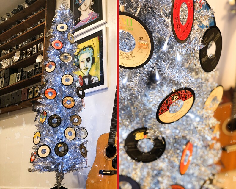 Vintage Porter Wagoner little Boy's Prayer Record Christmas Ornament