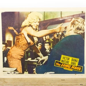 The Long Haul - Original 11x14 Movie Lobby Card from 1957 (57/572) - Movie Theater Room Decor Collectible - Crime, Drama, Thriller