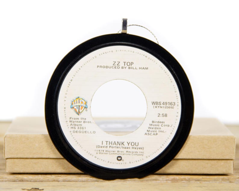 Vintage ZZ Top i Thank You From Back to the Future III Record Christmas