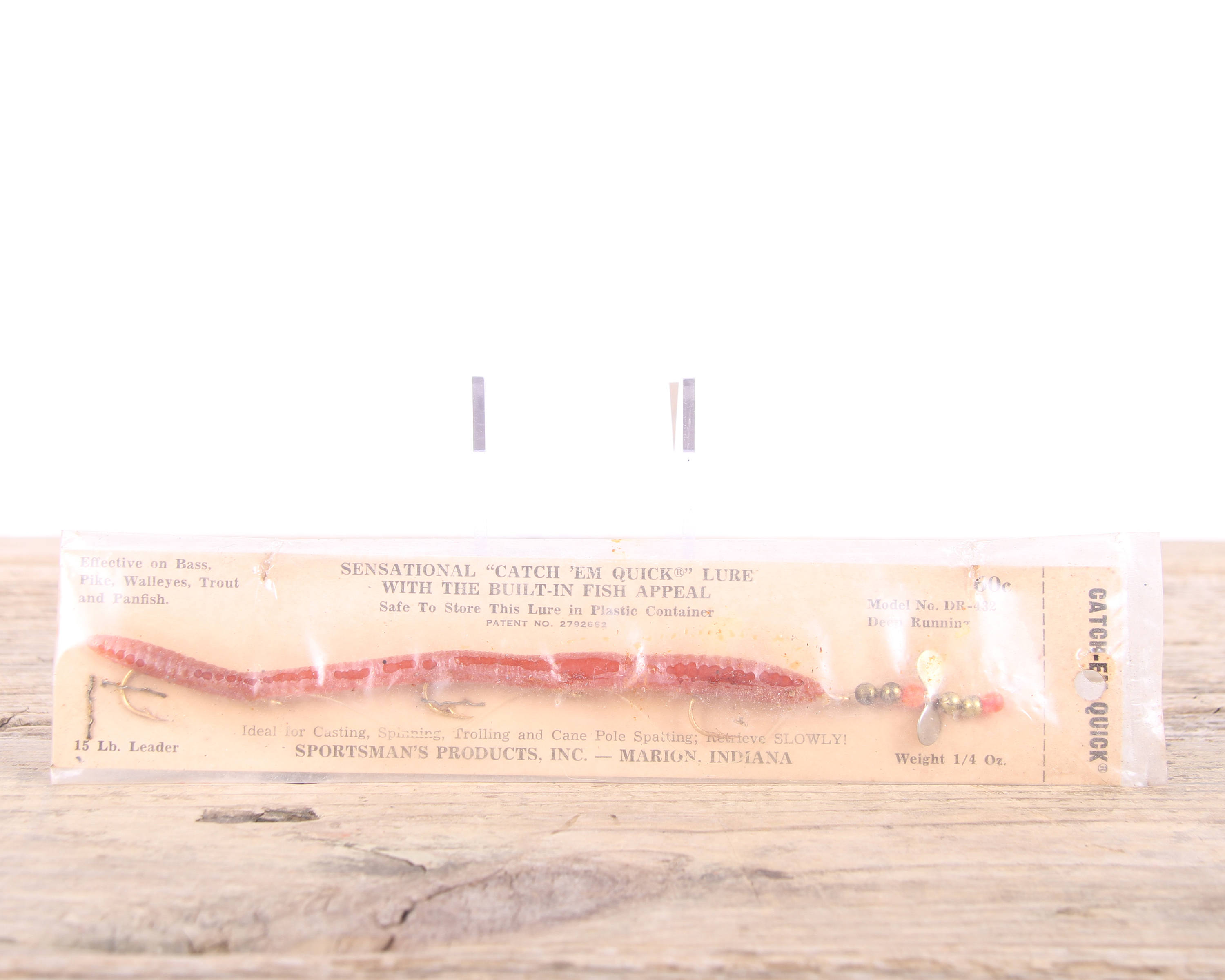 Vintage Sportsman S Products Sensational Catch Em Quick Lure