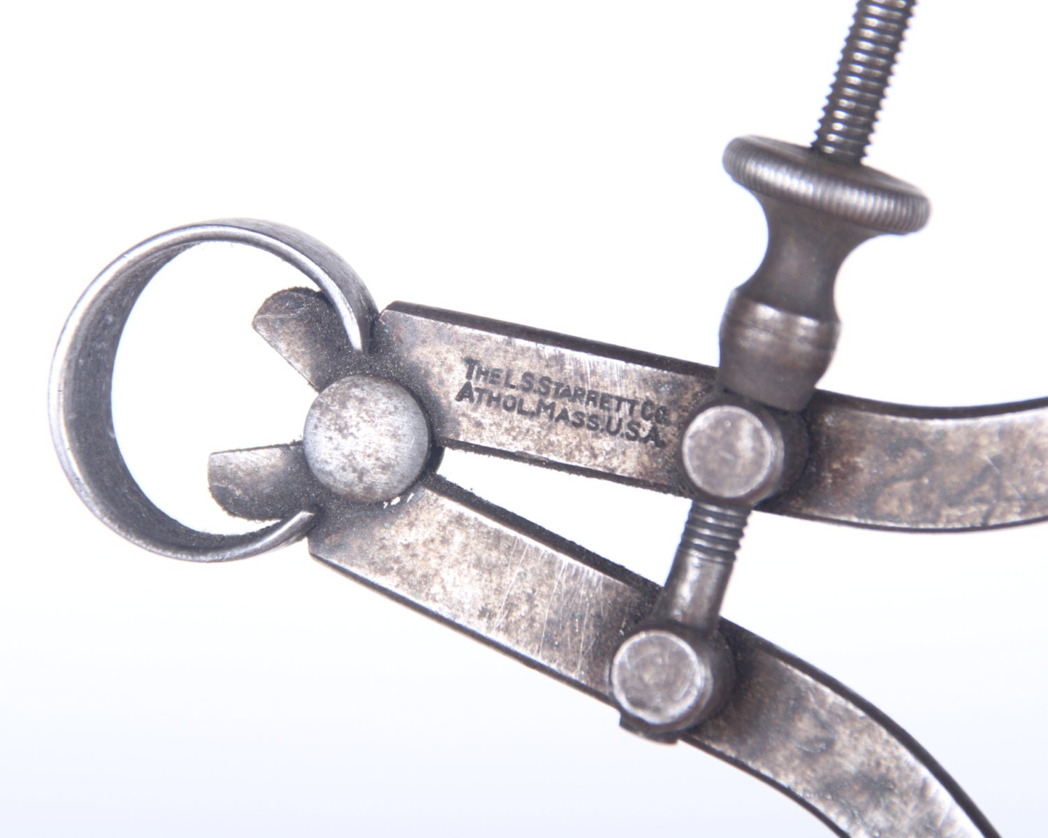 Vintage Antique Caliper / Outside Caliper Industrial Tool / Industrial Decor / Metal Antique