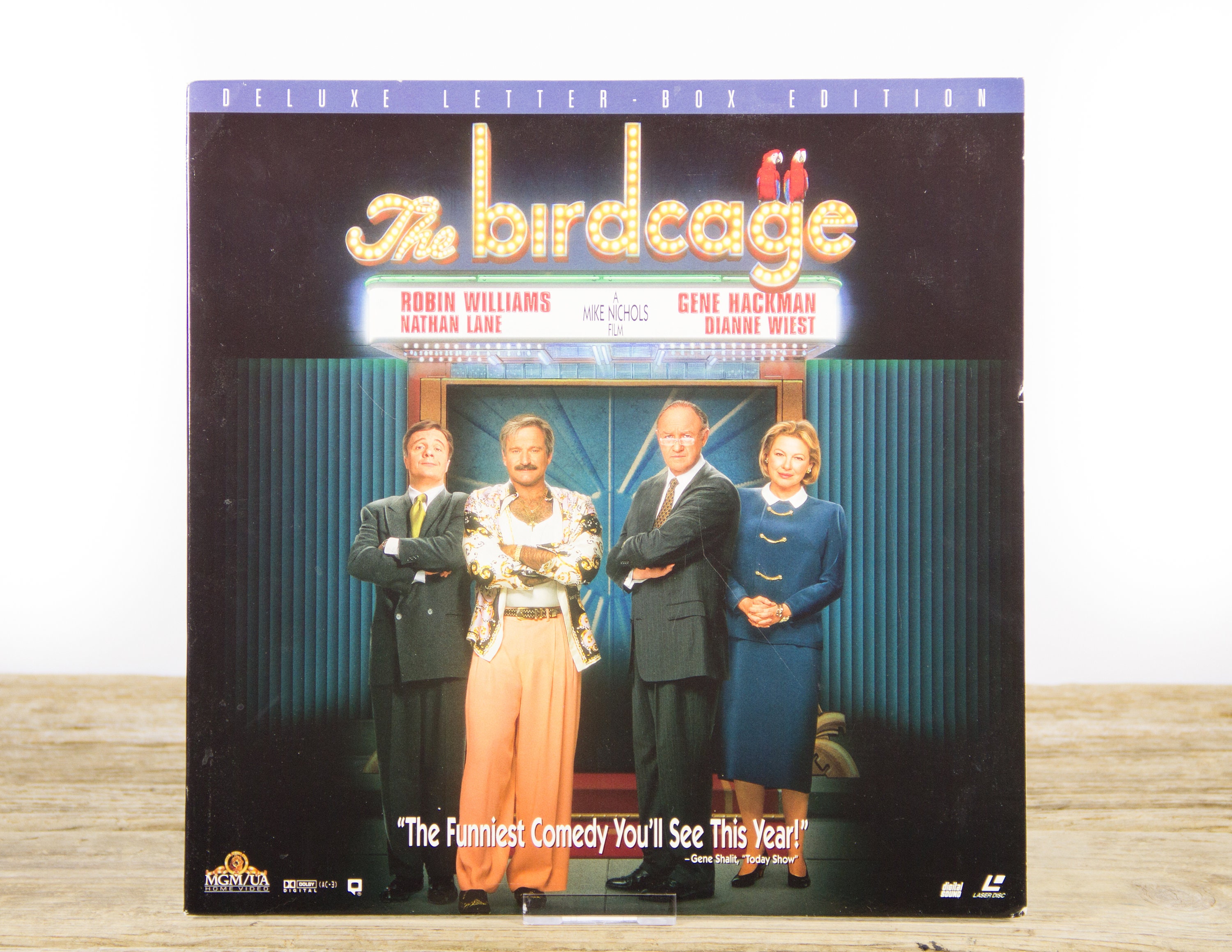 Vintage 1996 The Birdcage LaserDisc Movie / Vintage Laser Disc Movies