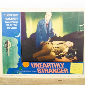 Unearthly Stranger - Original 11x14 Movie Lobby Card from 1964 (64/174) - Movie Theater Room Decor Collectible - Horror, Sci-Fi, Space