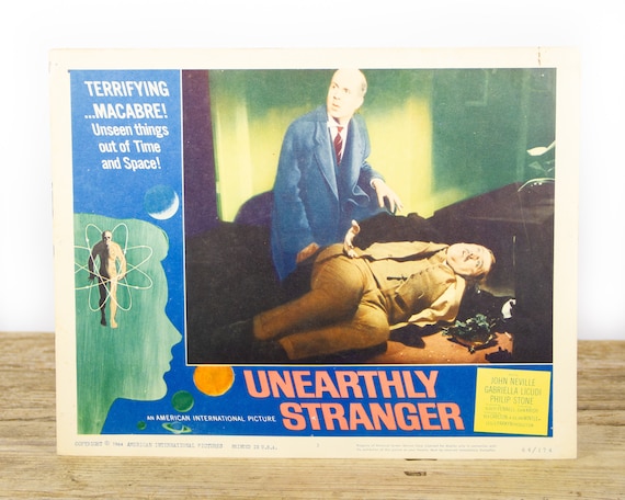 Unearthly Stranger - Original 11x14 Movie Lobby Card from 1964 (64/174) - Movie Theater Room Decor Collectible - Horror, Sci-Fi, Space