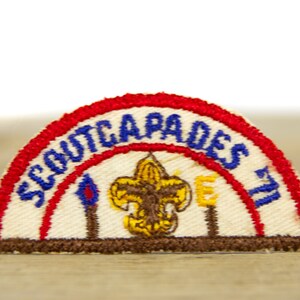 Vintage Boy Scouts of America Scoutcapades 71 Schulter Patch / 3 &quot;Scout Patch