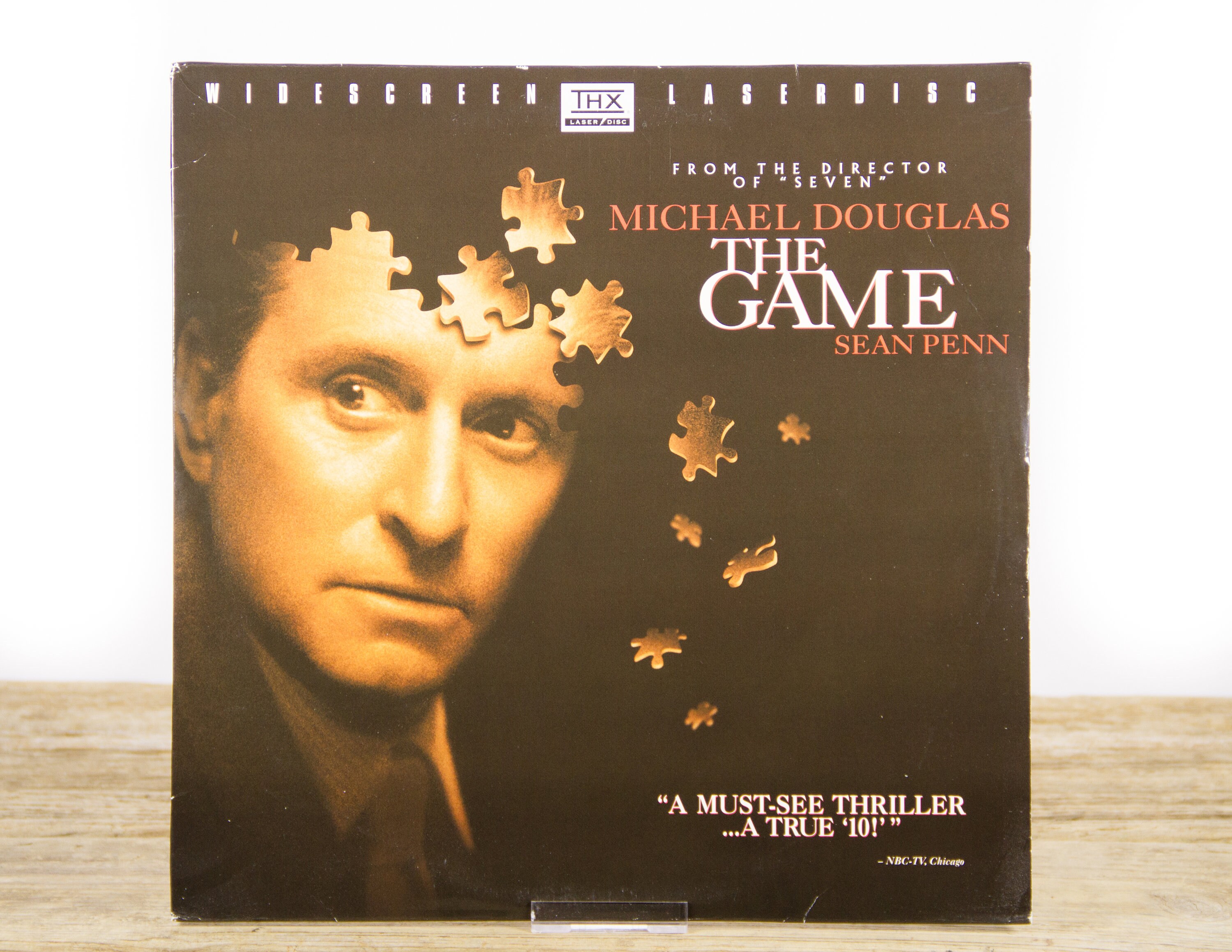 Vintage 1997 The Game LaserDisc Movie / Vintage Laser Disc Movies