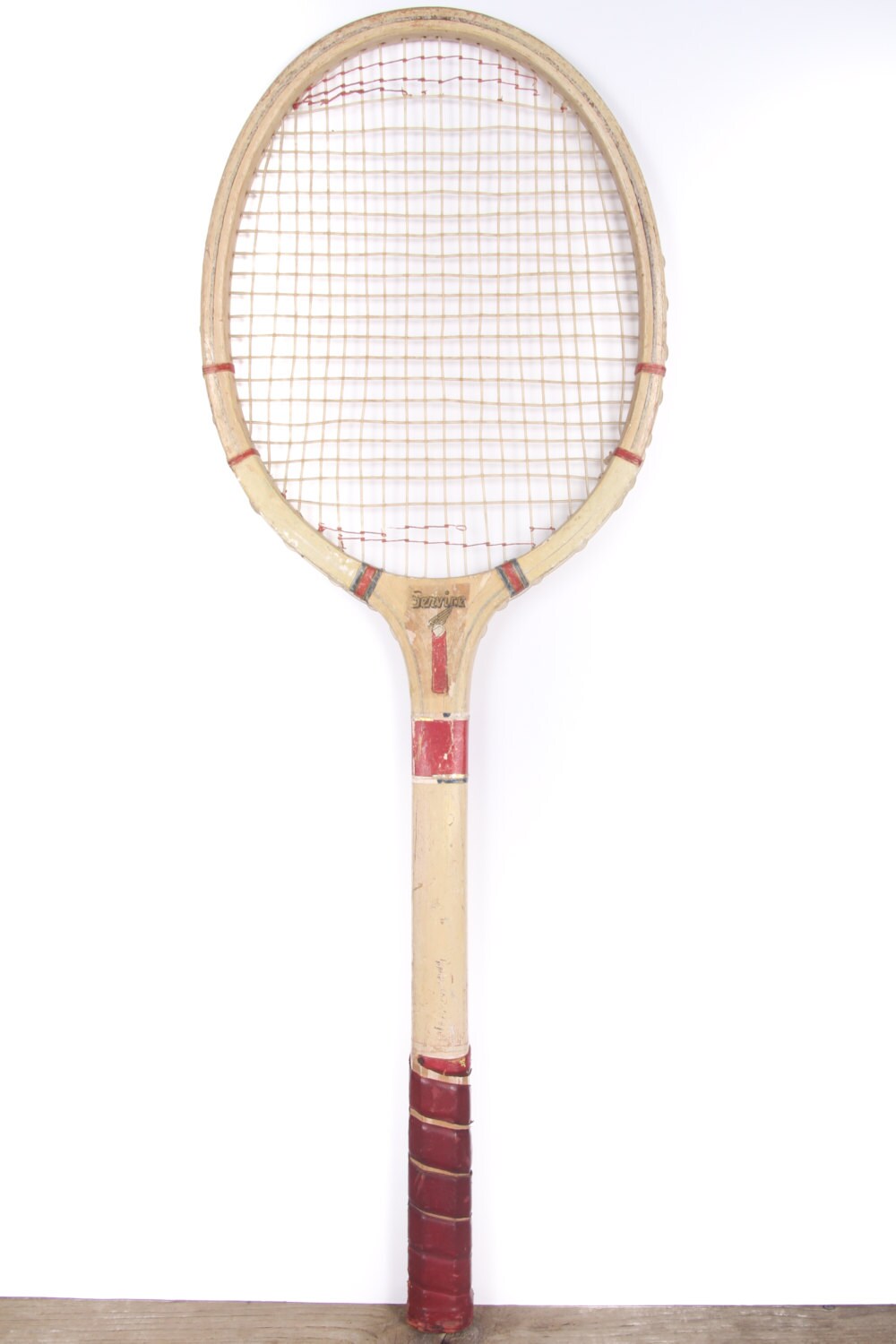 Wood Racket / Old Wooden Tennis Racket / Rare Service Wooden Tennis