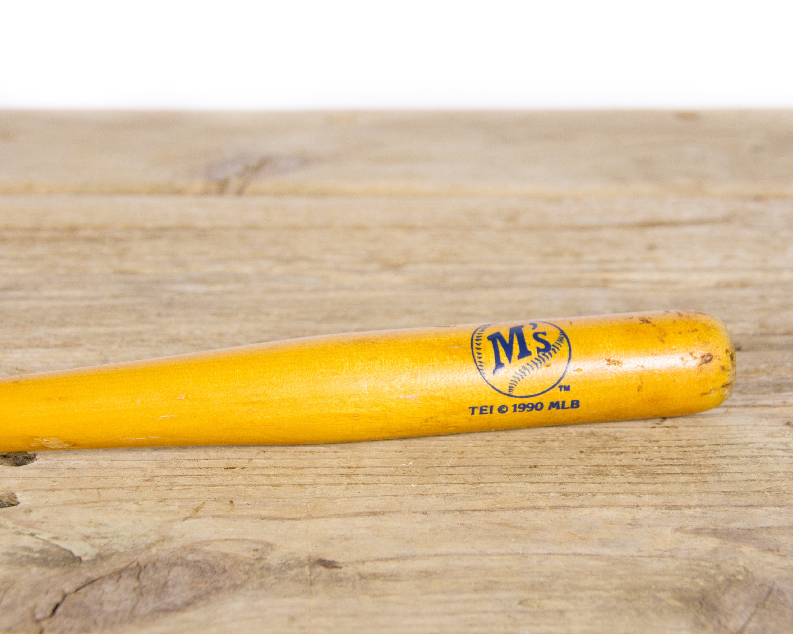 Vintage Wooden Baseball Bat / 1990 Seattle Mariners Mini Baseball Bat
