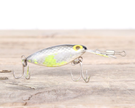 Fishing Lure / Green Thin Fin Fishing Lure / Fishing Decor / Vintage Fishing  Lure / Plastic Lure / Old Fishing Lure / Dad Fishing Lure Gift 