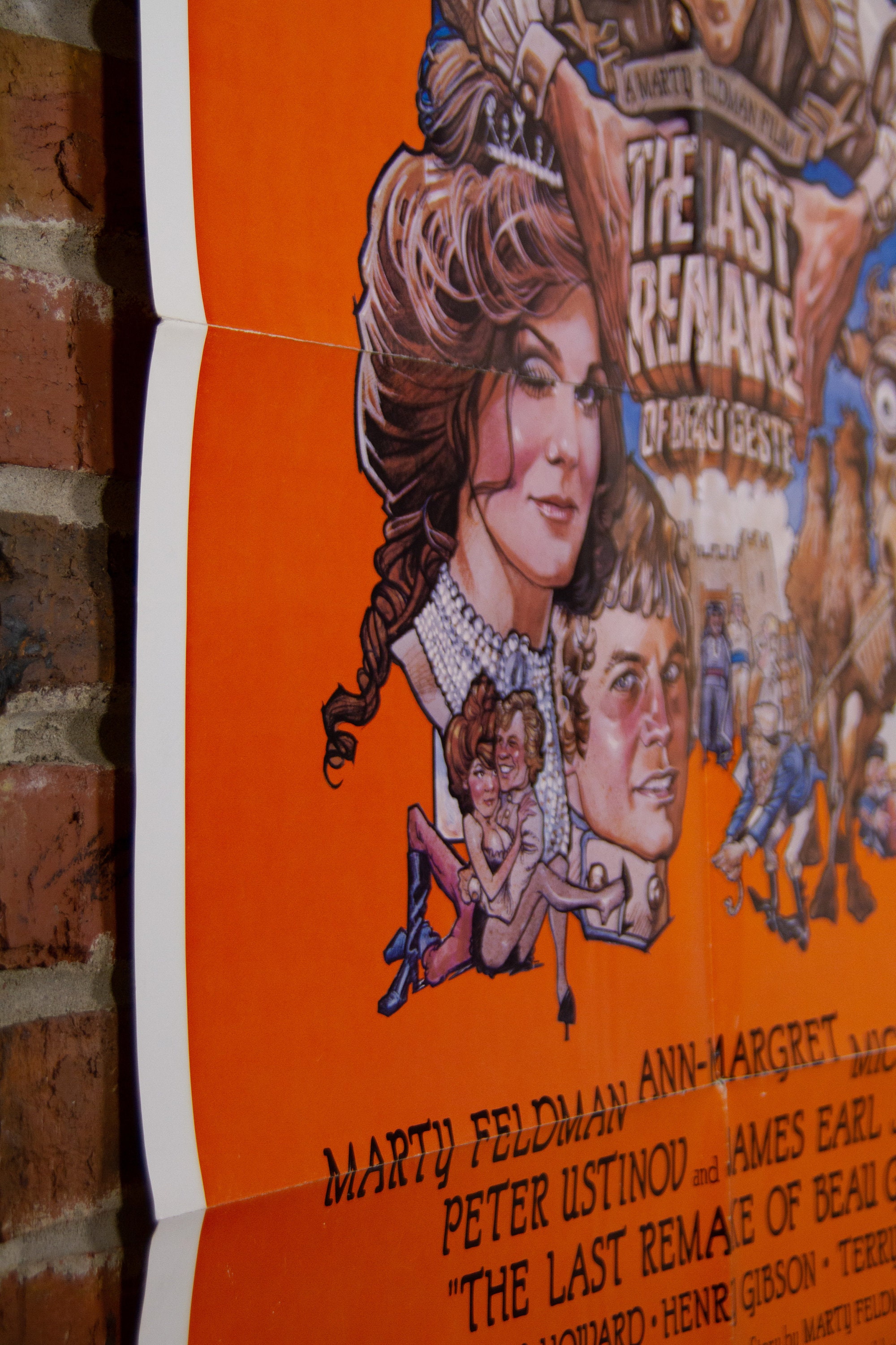 The Last Remake of Beau Geste Movie Poster From 1977