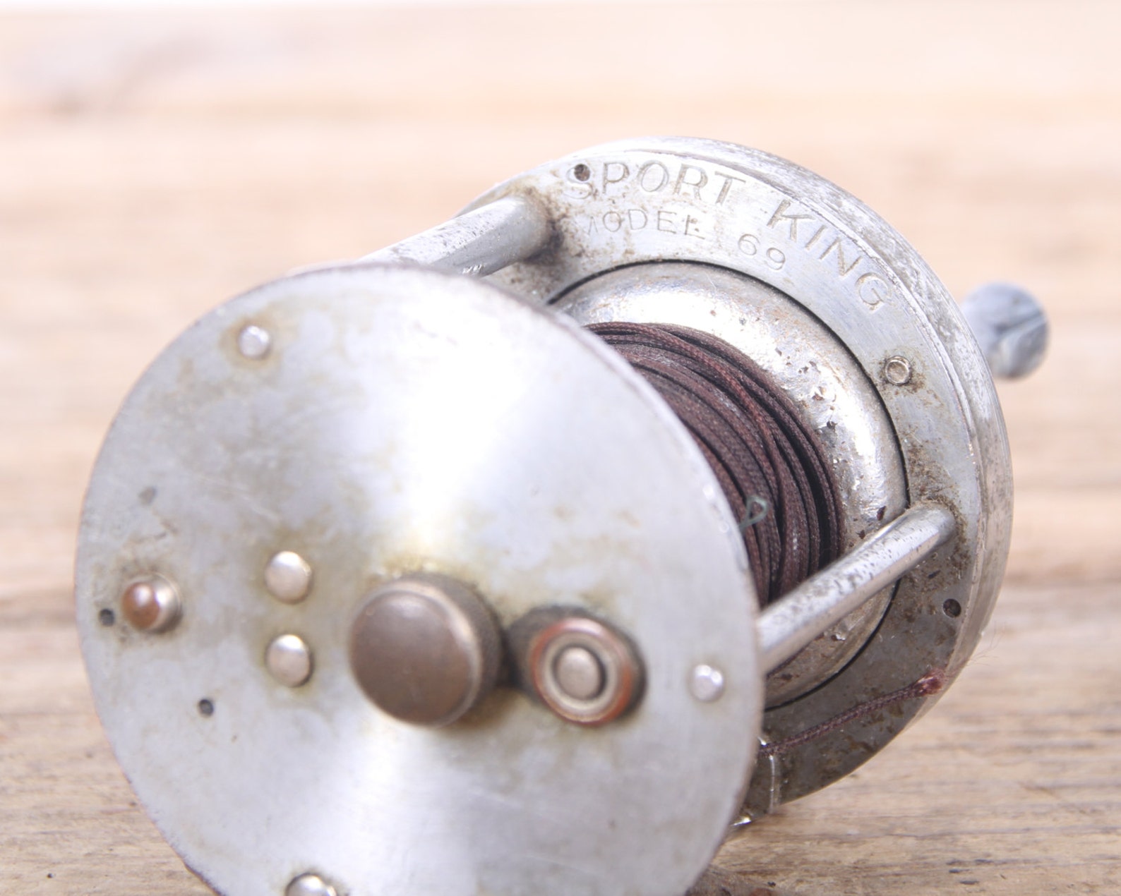 Antique Fishing Reel / Sport King Model 69 Reel / Fishing Etsy
