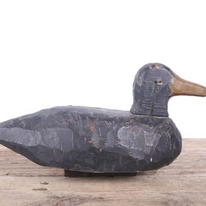 Vintage Wood Duck Decoy / Primitive Wood Duck / Carved Wood Duck / Antique Wood Duck Decoys / Wood Duck Carving / Unique Mens Gift / Hunting