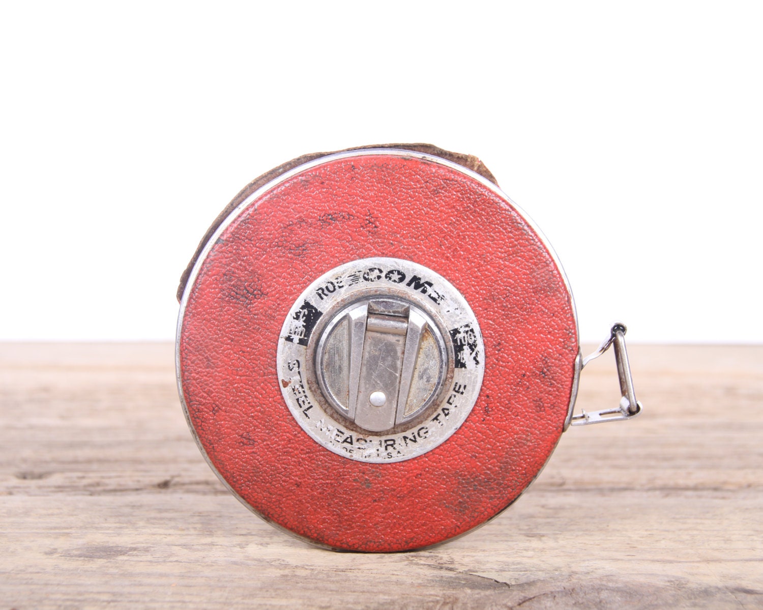 Vintage 100' Roe Comet Metal Tape Measure / Old Tape Measure / Antique