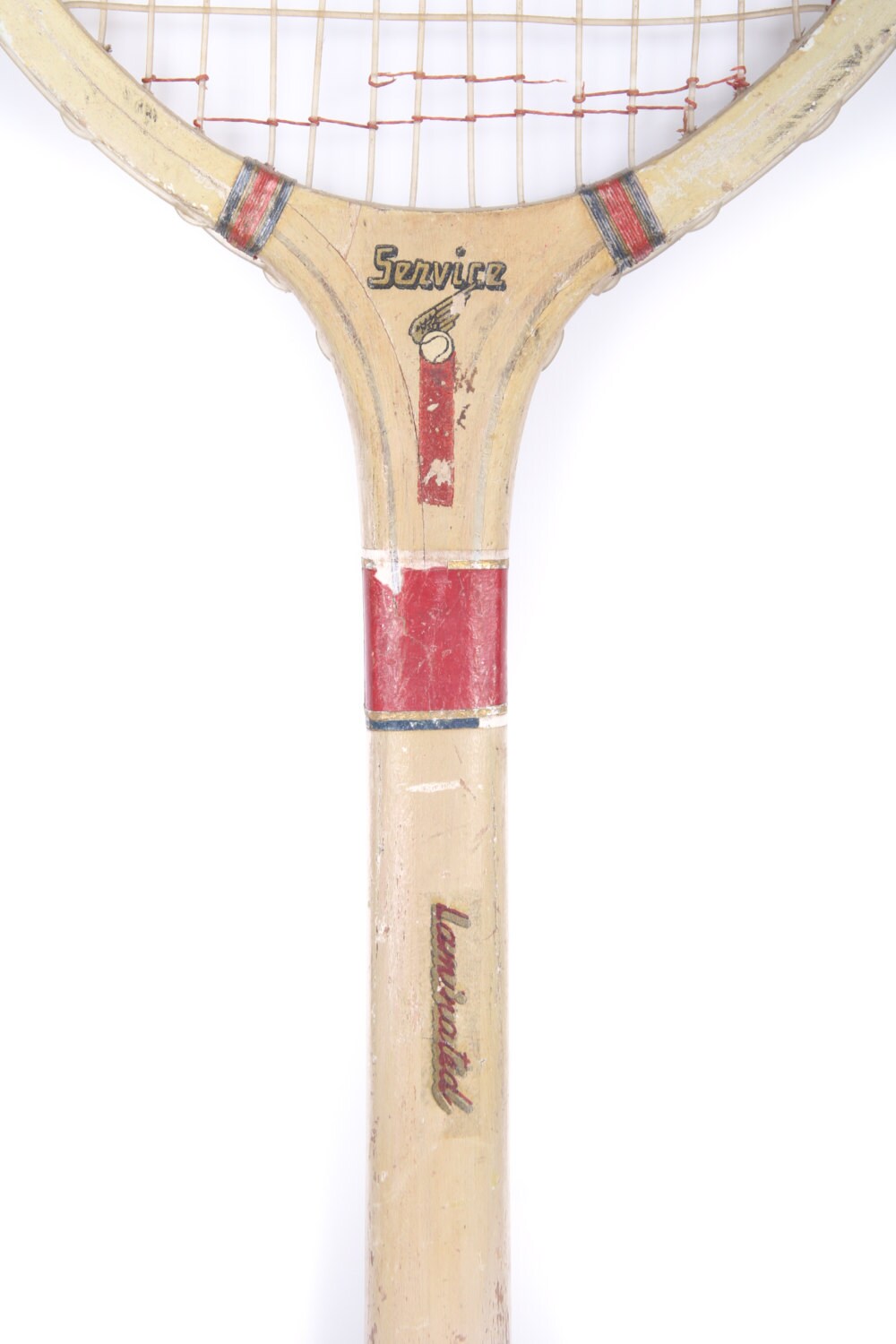 Wood Racket / Old Wooden Tennis Racket / Rare Service Wooden Tennis