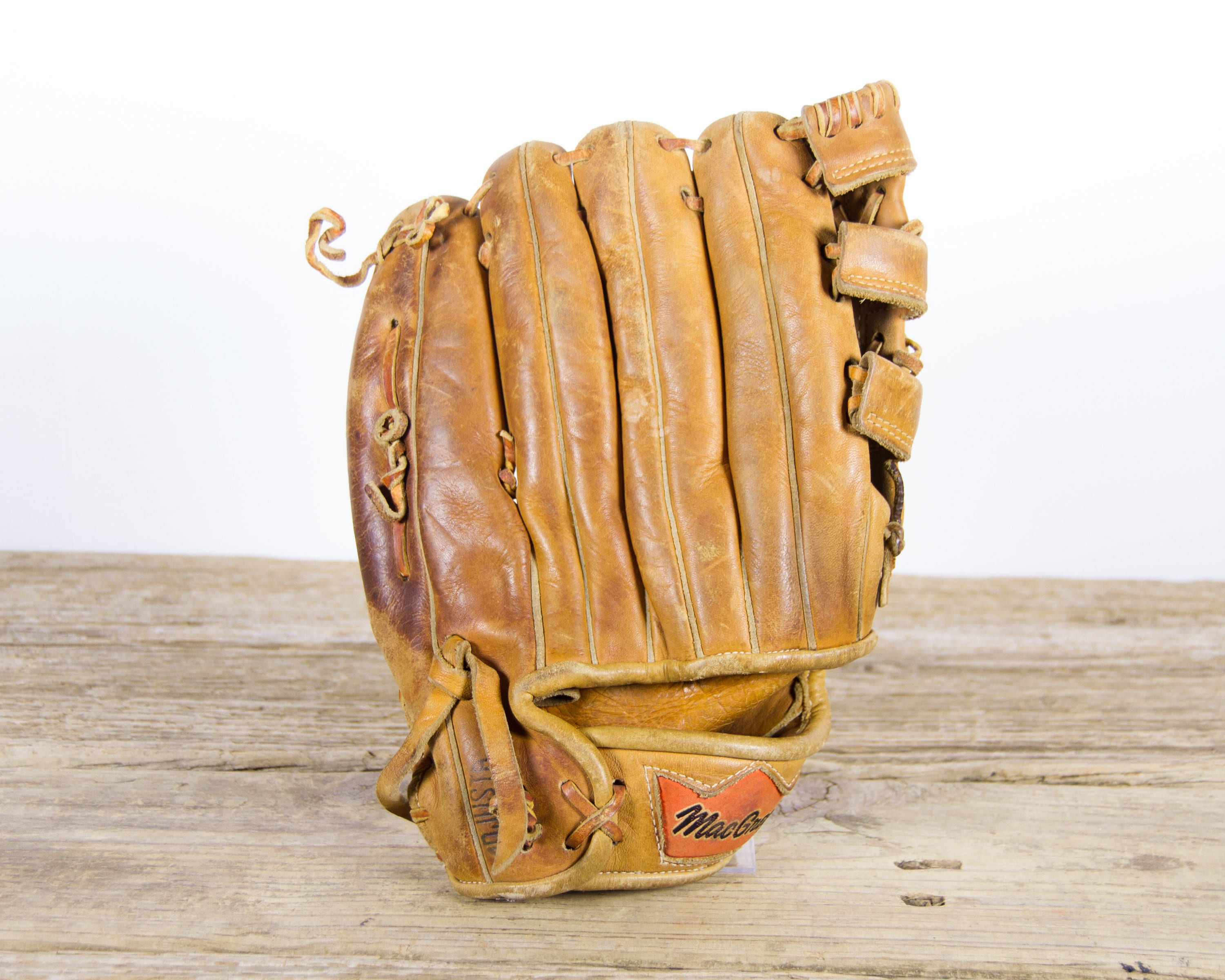 Old Vintage Leather Baseball Glove / MacGregor Pet Rose Glove / Antique