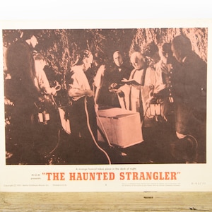 The Haunted Strangler - Original 11x14 Movie Lobby Card from 1962 (62/53) - Movie Theater Room Decor - Horror, Mystery, Thriller - Halloween