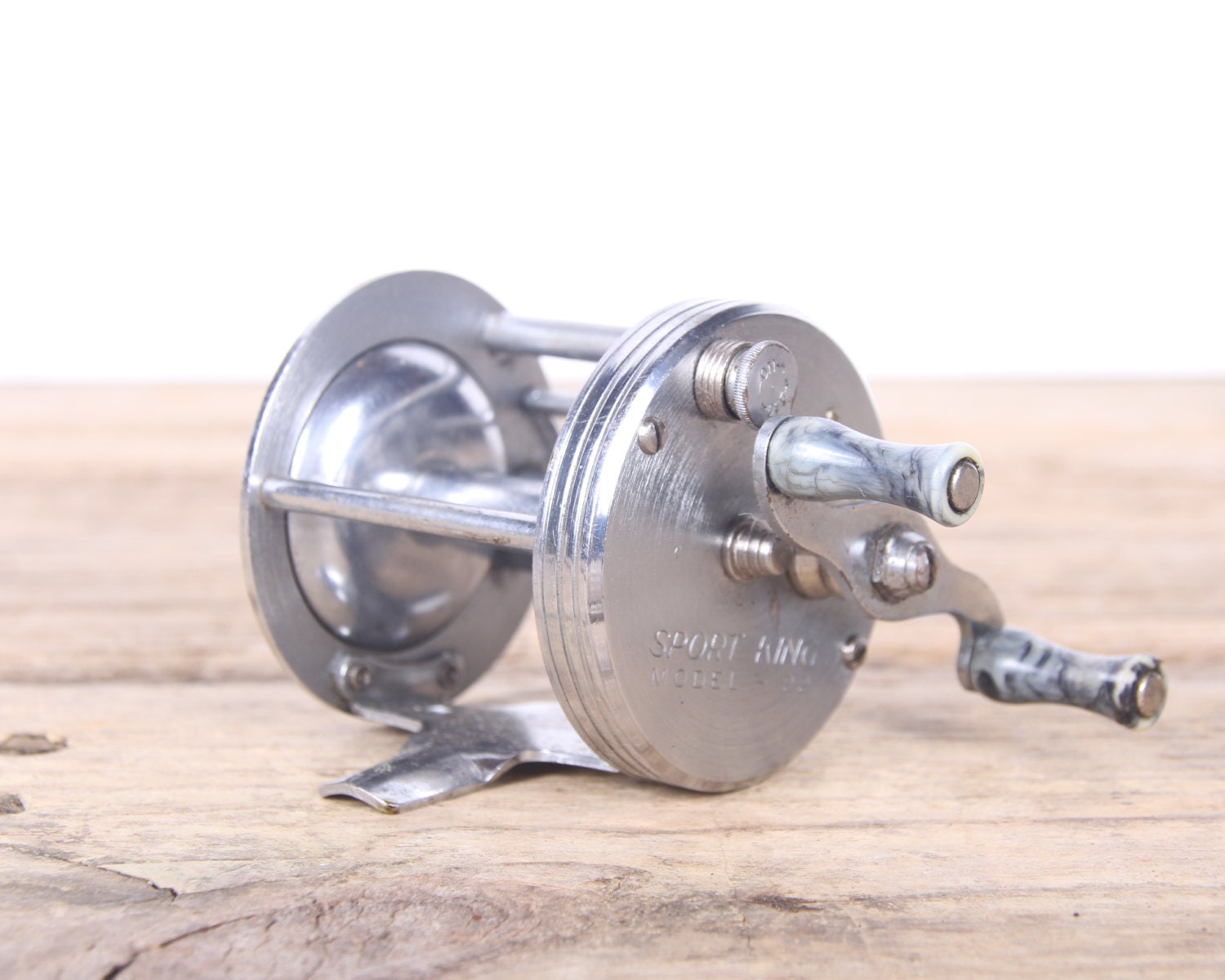 Antique Fishing Reel / Sport King Model 22 Reel / Fishing Decor