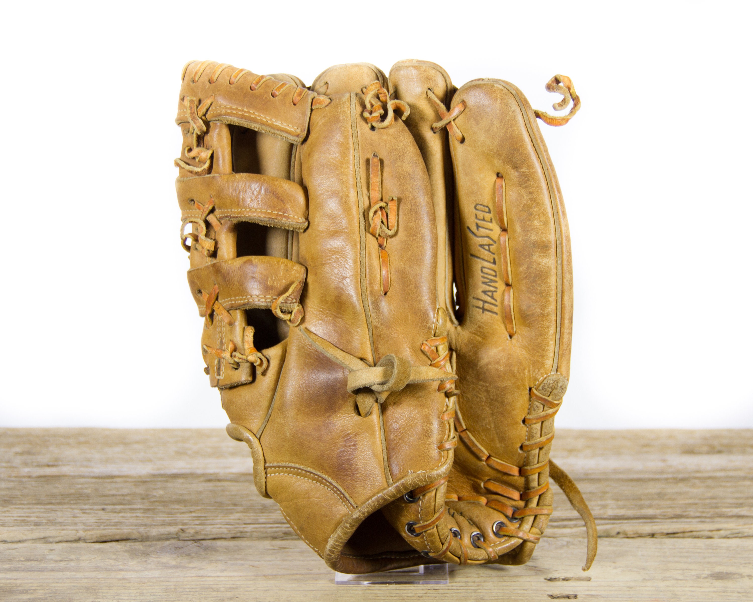 Old Vintage Leather Baseball Glove / MacGregor Pet Rose Glove / Antique