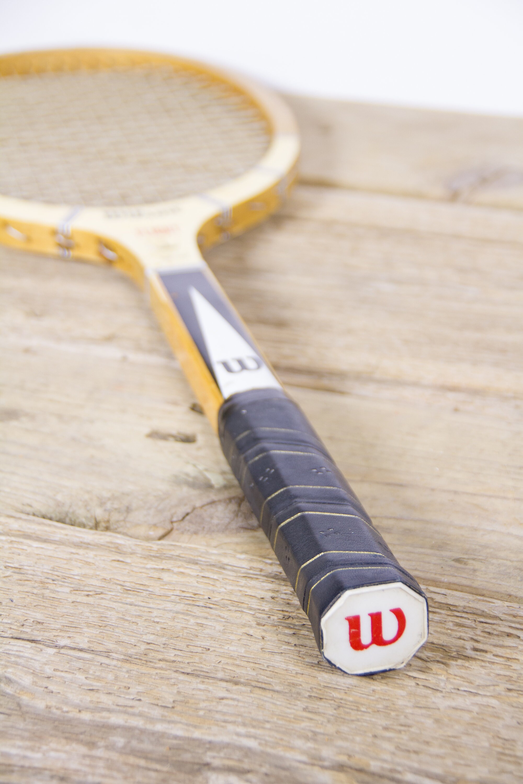 Vintage Wooden Tennis Racket / Wood Tennis Racquet / Wilson Flight
